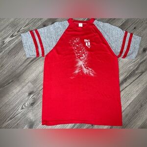 Vintage‎ Springfoot 1977 Monaco Skiing Downhill Red T-shirt Men’s size XL